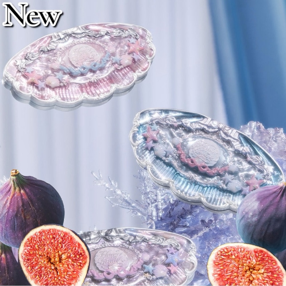 💕Pending💕 Flower Knows Shell’s Jewel 6-Color Makeup Palette – 03 Deep Sea - Picture 2 of 3